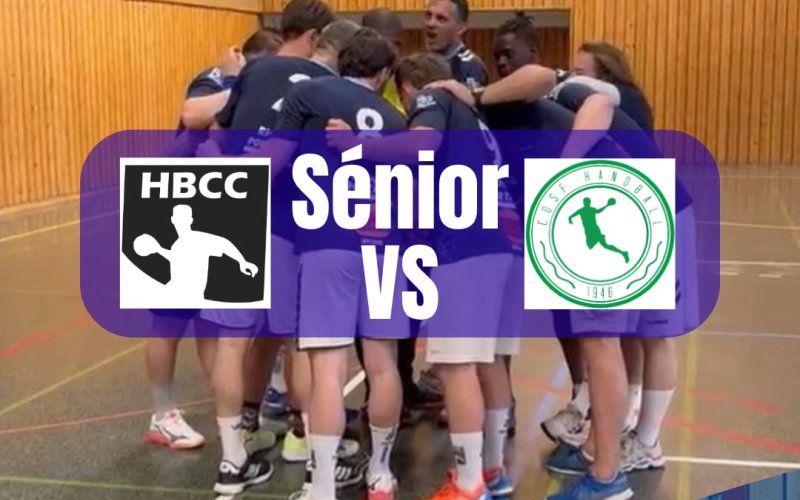 Actualité 🔵⚪ Dernier match à domicile pour nos Seniors : tous derrière le HBCC ! - HandBall Club de Chaponnay