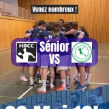 🔵⚪ Dernier match à domicile pour nos Seniors : tous derrière le HBCC !